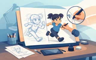 How to Clean Up Animation Drawings Well