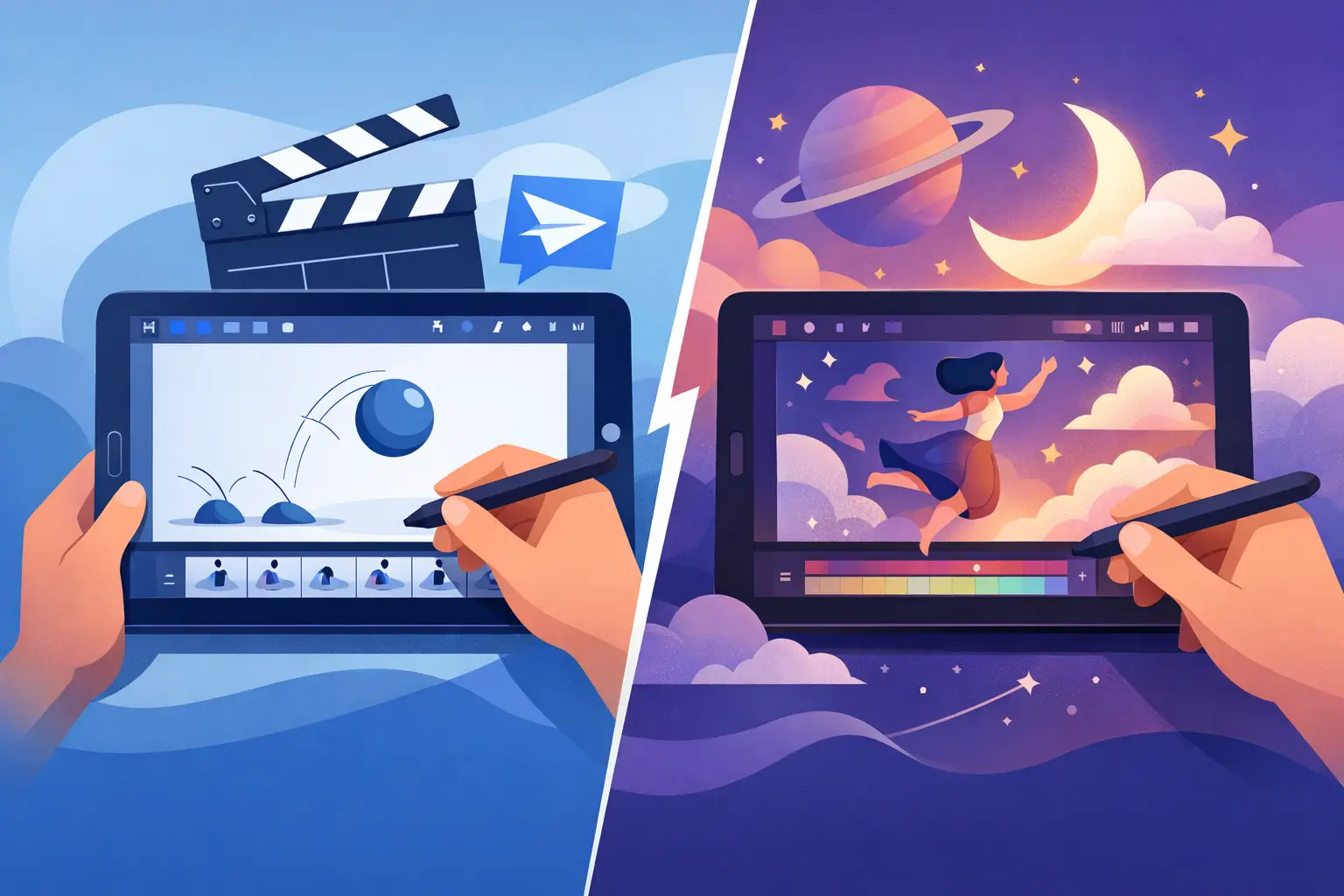 Flippad vs Procreate Dreams for 2D Animation