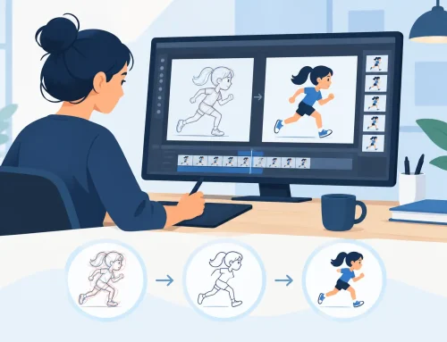 Clean Up Workflow for Faster 2D Animation