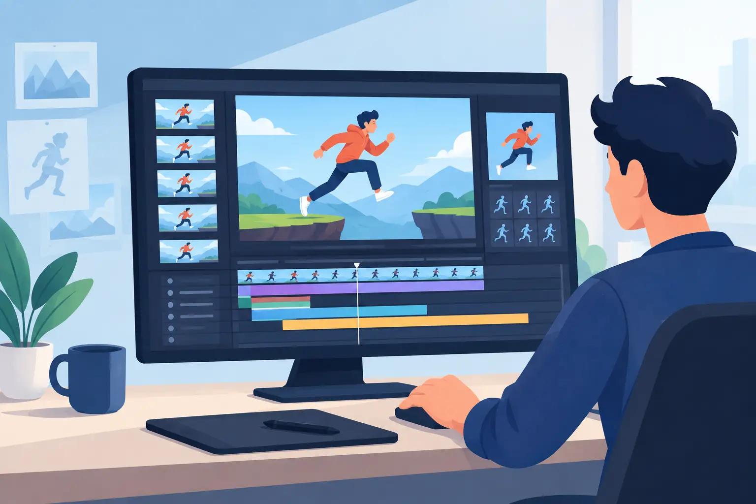 Scene Playback Editing Software for Animators