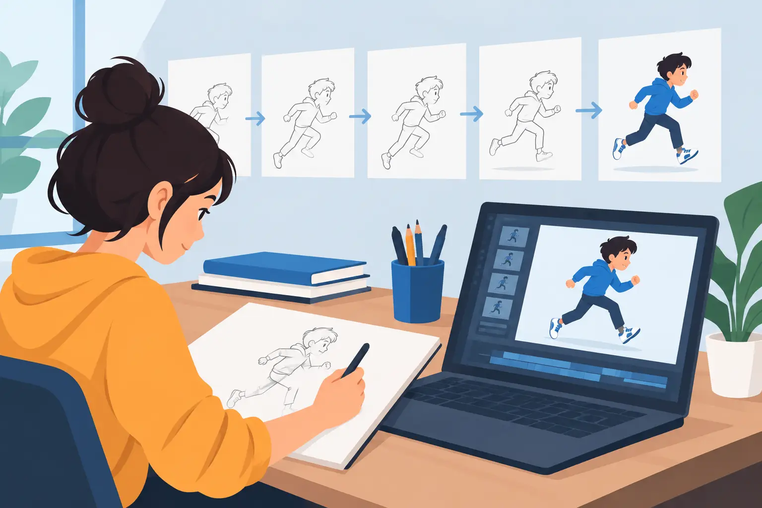 Student Hand Drawn Animation Workflow That Works