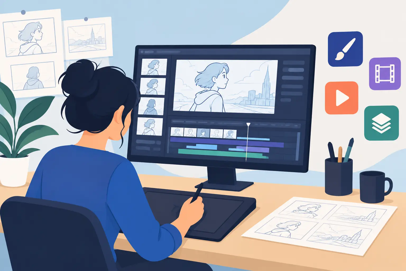 Best Animatic Software for Drawn 2D Work